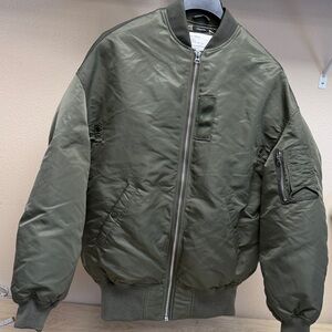 R13 ZIP OUT DOWN BOMBER OLIVE - S